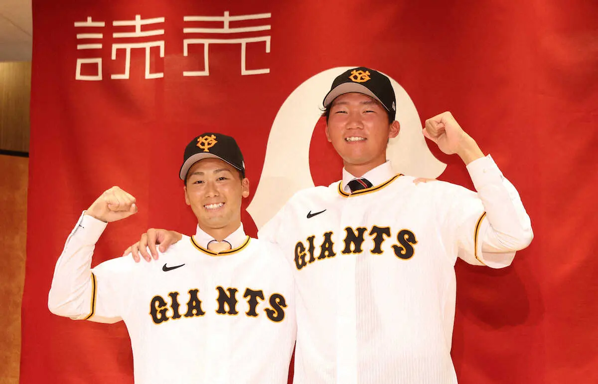 【画像・写真】巨人ドラ3田中　国学院大の先輩と同じ背番号48「魂みたいなものを受け継いでいきたい」