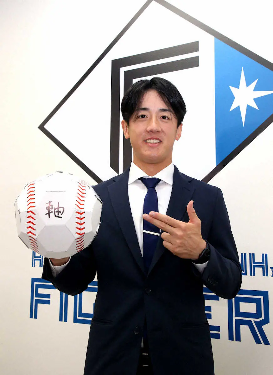 【画像・写真】日本ハム・北山 2000万円増で更改　ゾーンに入るヒント得るため「禅」学ぶ