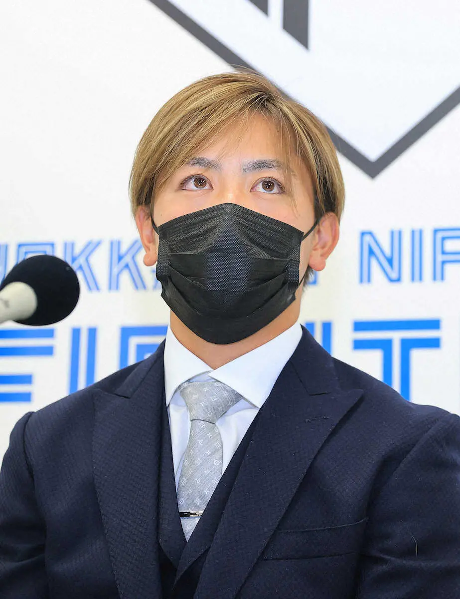 【画像・写真】日本ハム・清水は500万円ダウンで契約更改　伏見の加入で激化する正捕手争い生き残る