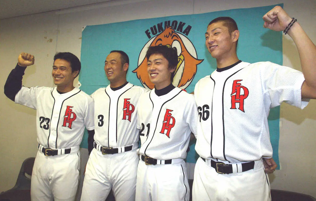 【画像・写真】ソフトB・和田「和巳さんに豪快にビールかけたい」　新任コーチ「アニキ」と優勝の喜び分かち合う