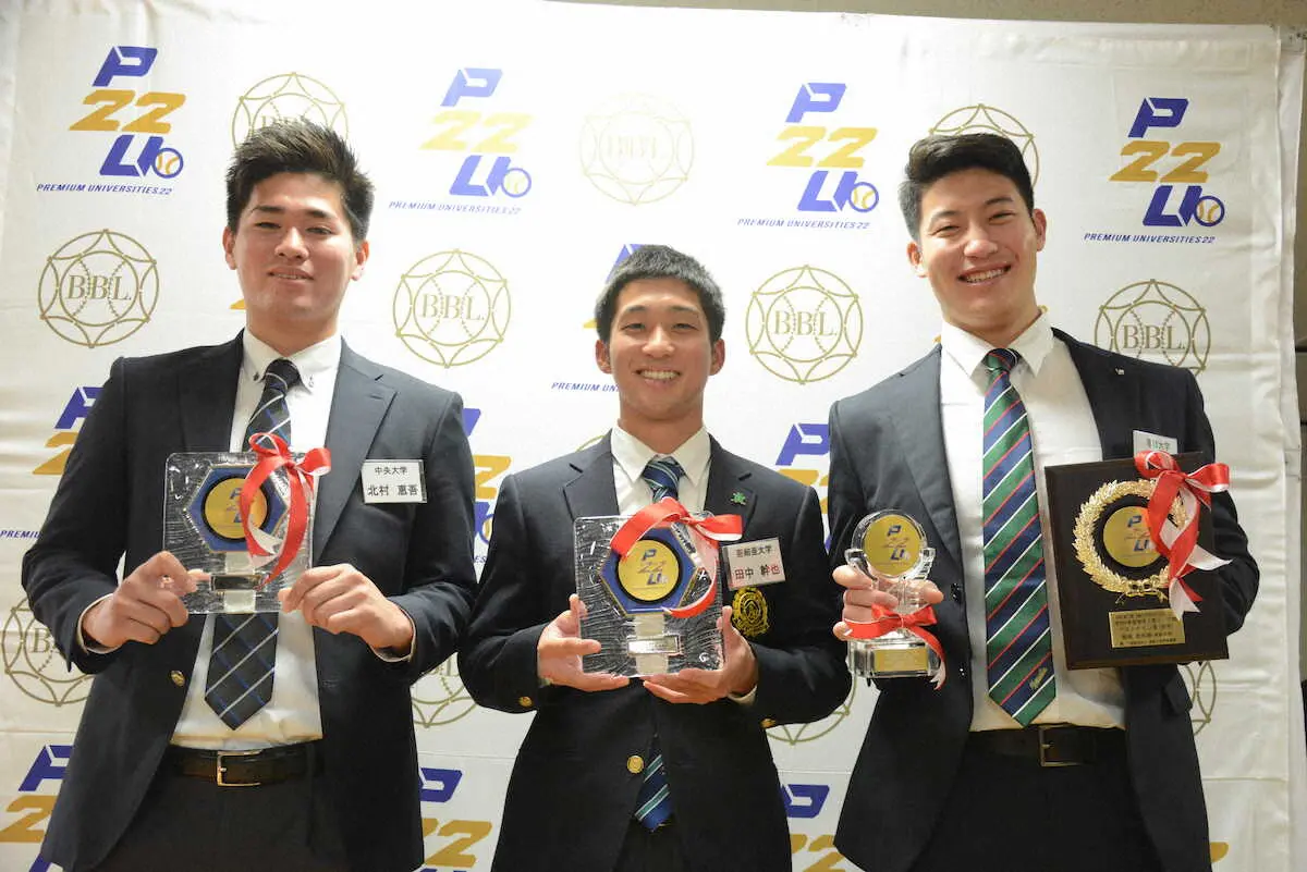 【画像・写真】ロッテ1位の専大・菊地　プロでタイトル「全部獲る」　東都2部で2季連続最優秀防御率＆ベストナイン