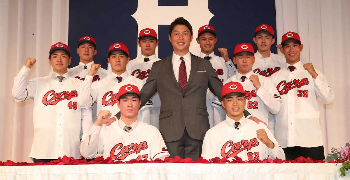 【画像・写真】【広島新入団会見　1位・斉藤優汰投手】目標は藤川球児氏「自分もそういうストレートを投げられれば」