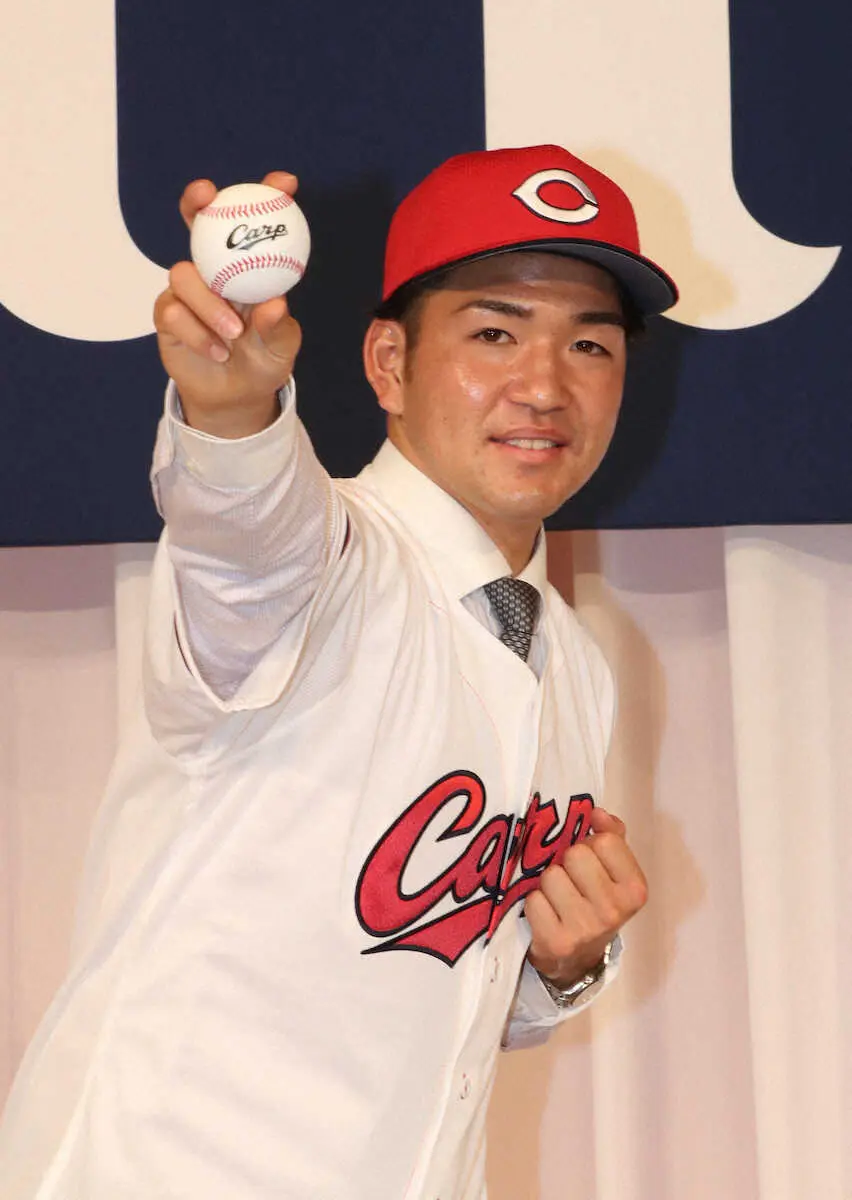 【画像・写真】【広島新入団会見　5位・河野佳投手】広島へ“凱旋”「マツダの近くに住んでいたので、とてもうれしい」