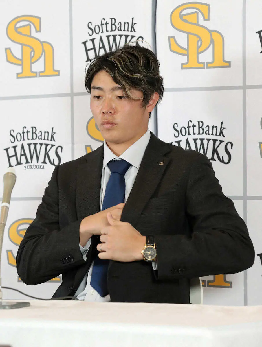 【画像・写真】ソフトバンク「7回の男」松本1200万増の4000万円でサインも「思ったよりいってなかった」