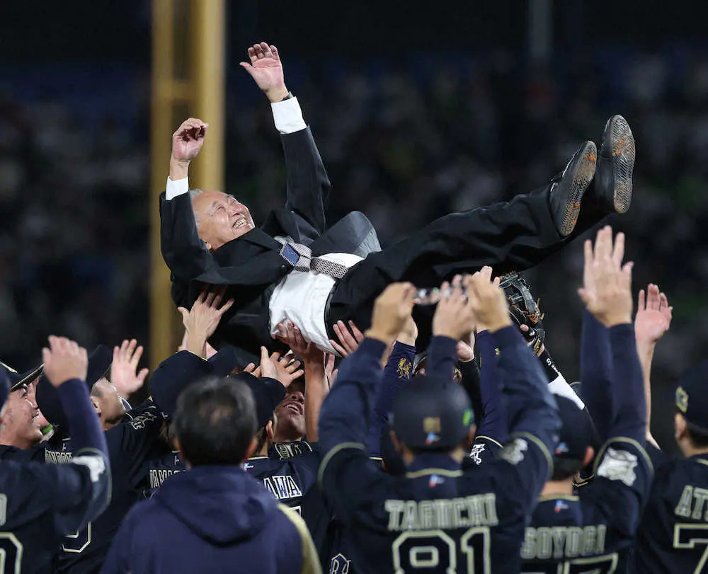 【画像・写真】オリックス　宮内オーナーの退任発表　26年ぶり日本一で有終の美　次期オーナーに井上亮グループCEO