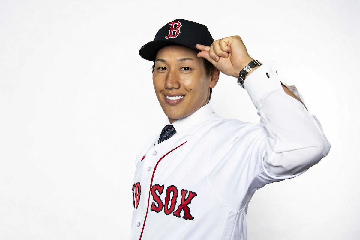 【画像・写真】吉田正尚「“レッドソックス・ネーション”の一部になれて光栄」英語でファンの心わしづかみ　入団会見