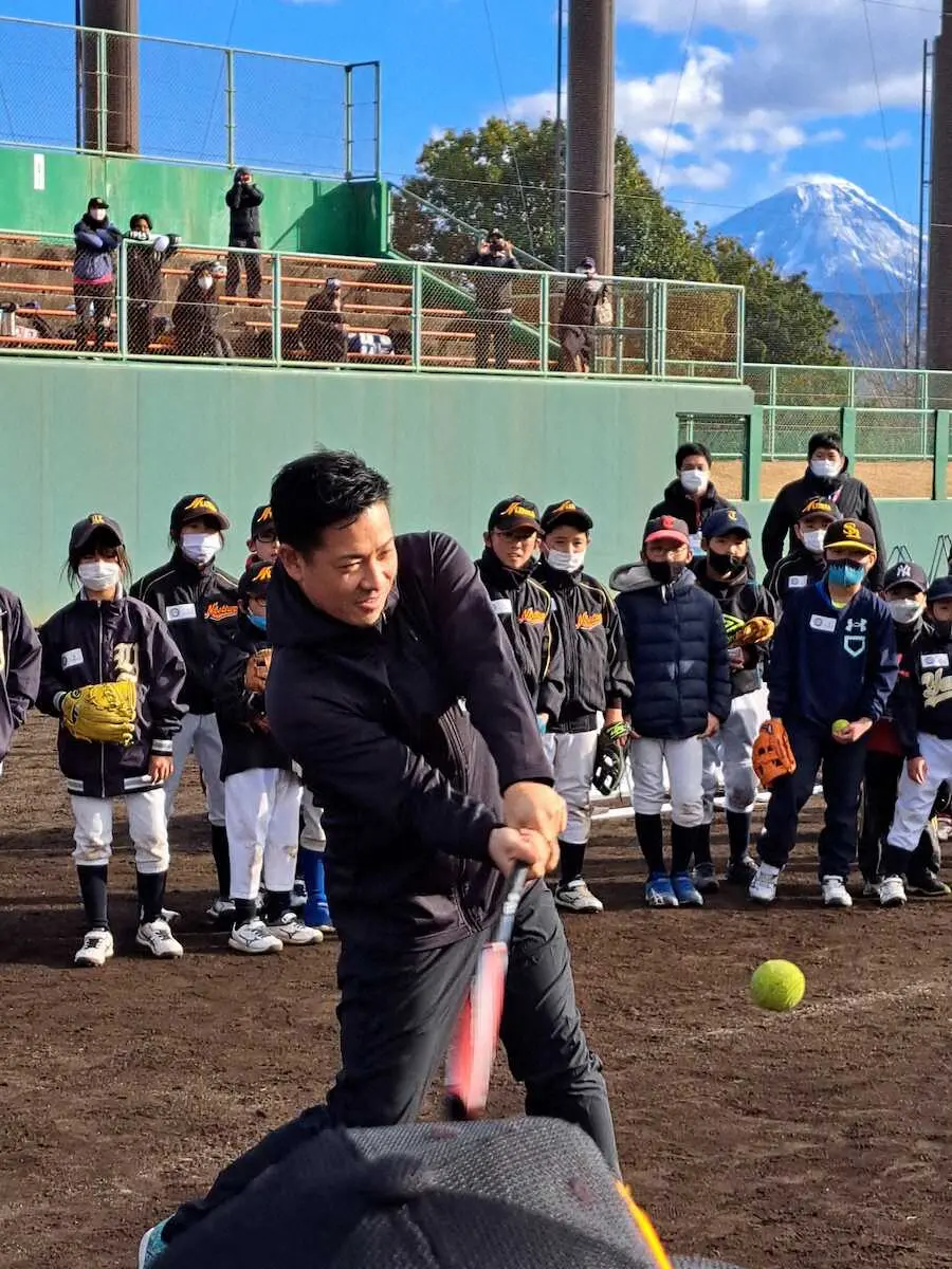 【画像・写真】今季限りで引退の牧田和久氏が野球教室に参加　今後は指導者の道も模索