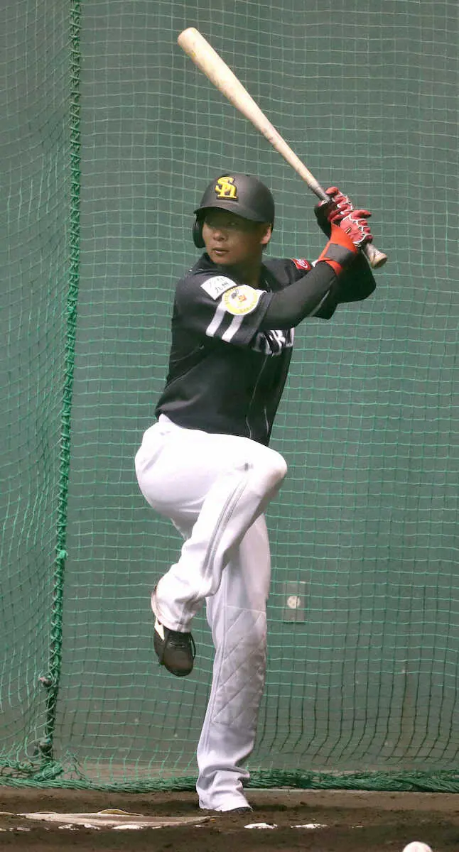 【画像・写真】ソフトBの「下克上」男・仲田慶介　ドラフト最下位指名とは思えない逸材に小久保2軍監督「やりよるよ」