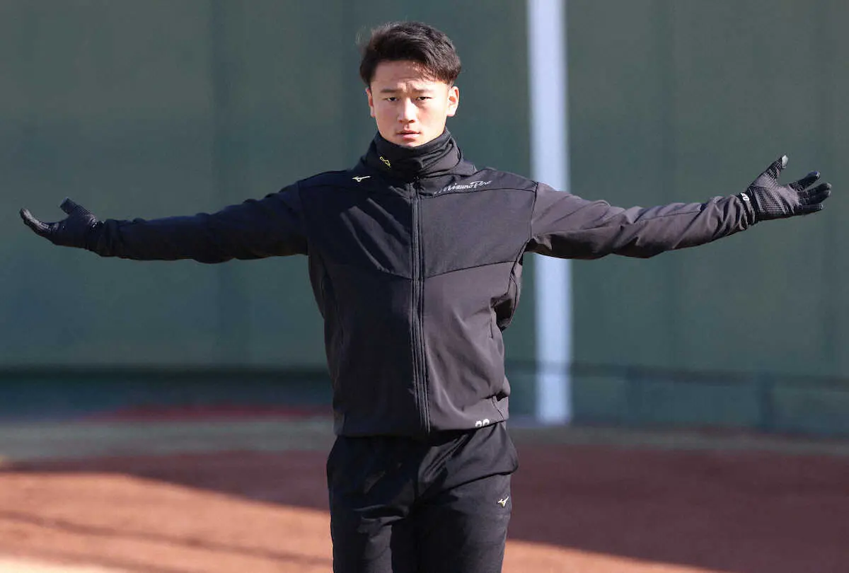 【画像・写真】阪神・森木　体脂肪率減らし筋肉量は増やす“モリモリ”トレで1軍定着ボディーつくり上げる!