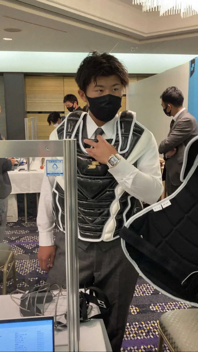 【画像・写真】ロッテ・松川がSSKとアドバイザリー契約　来季は「最低でも2割5分以上、5本塁打」
