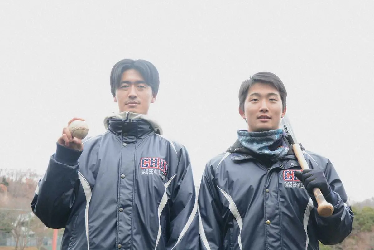 【画像・写真】中大155キロ右腕・西舘、プロ志望表明　来春の目標は「防御率1点台」