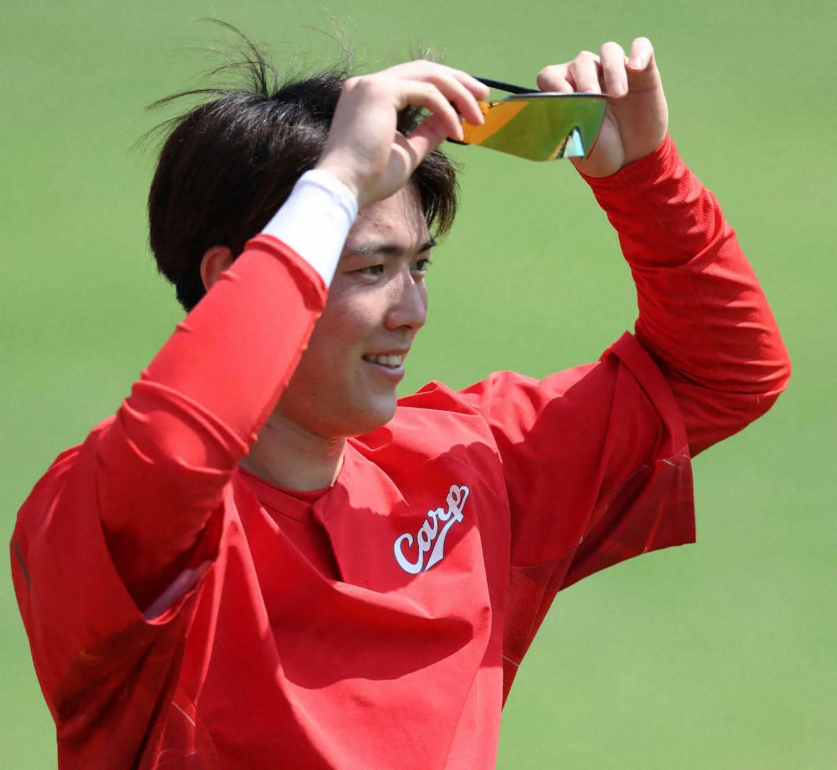 【画像・写真】広島・森下　年明けもマイペース調整「慎重に体と相談しながらやりたい」右肘手術のリハビリ中