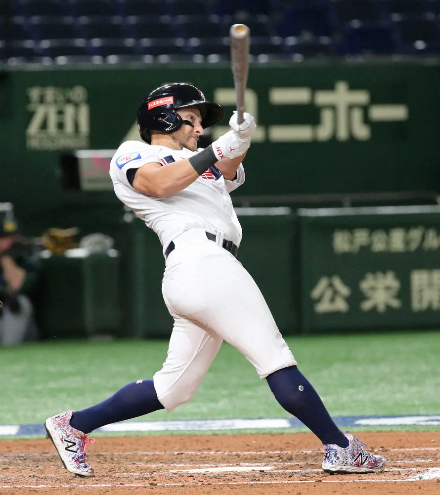 【画像・写真】西武　新外国人ペイトン加入発表　19年プレミア12では米国代表の1番打者