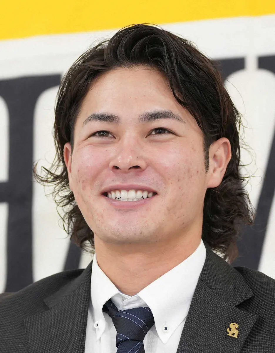 【画像・写真】ソフトバンク笠谷が結婚を報告　100万円減の2100万円で更改し「より一層頑張る」と奮起