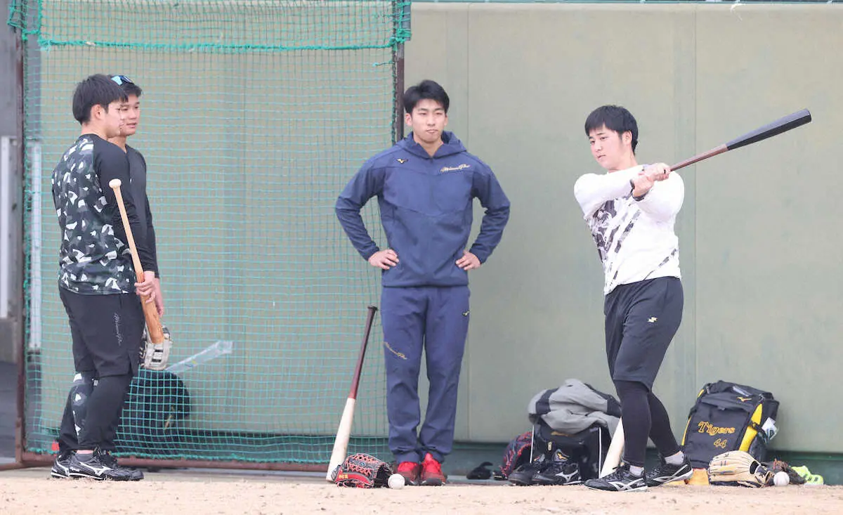 【画像・写真】阪神ドラ3・井坪　“大谷マットレス”で快眠！寝心地に満足「全然違った」　本業で“目覚ましい”活躍誓う