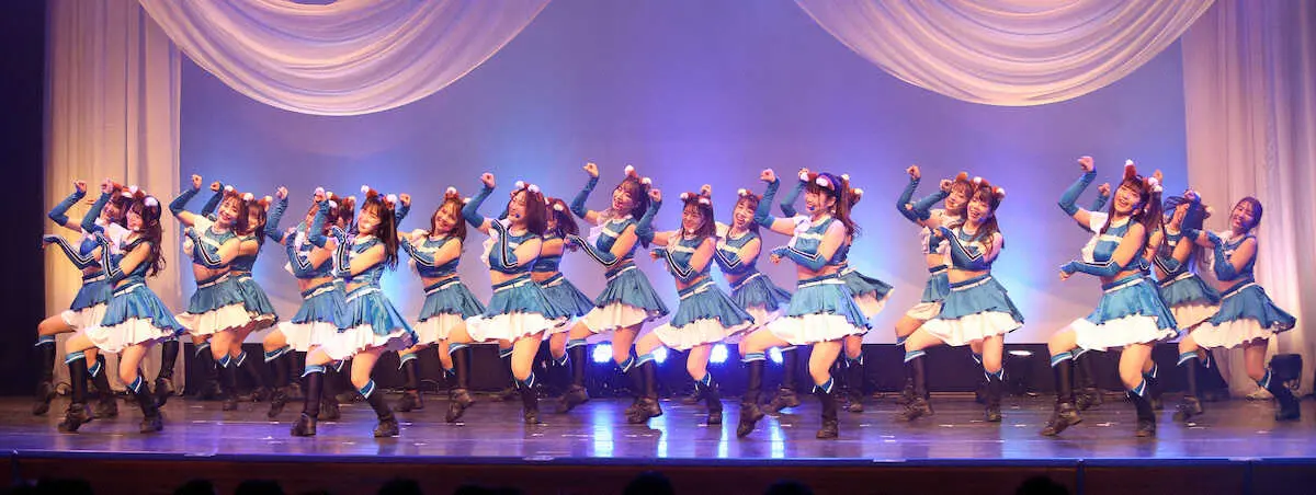 【画像・写真】ファイターズガール大感謝祭　今季メンバー22人できつねダンス