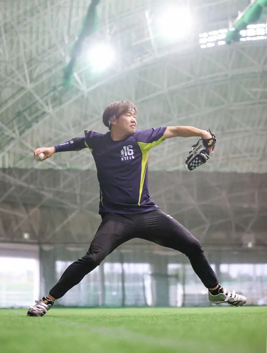 【画像・写真】阪神15年目の西勇が自主トレで「最高出力を上げ、1年間自分の仕事をする」と決意表明