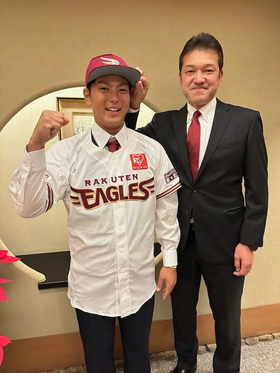 【画像・写真】“逆輸入”楽天育成ドラ4・永田　大学生で支配下目指す