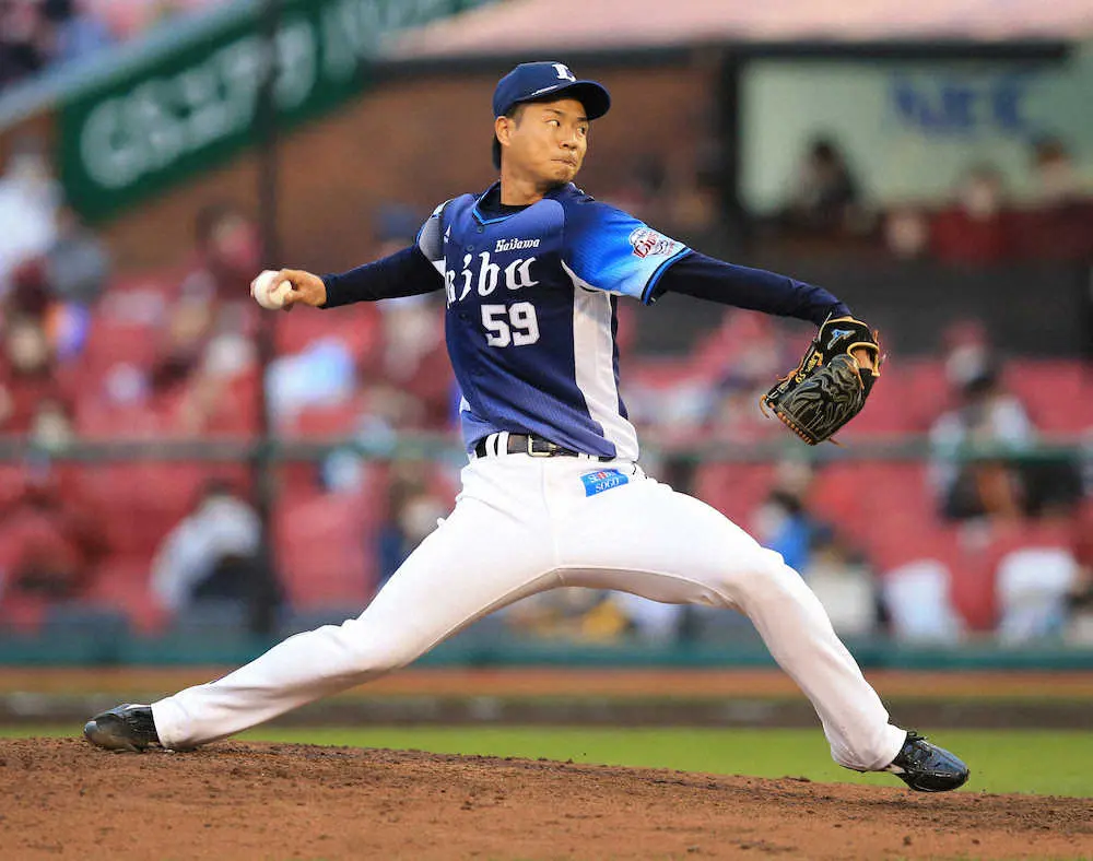 【画像・写真】西武・大曲　3年目のブレークへリリースの意識変化「自然な投げ方になっている」