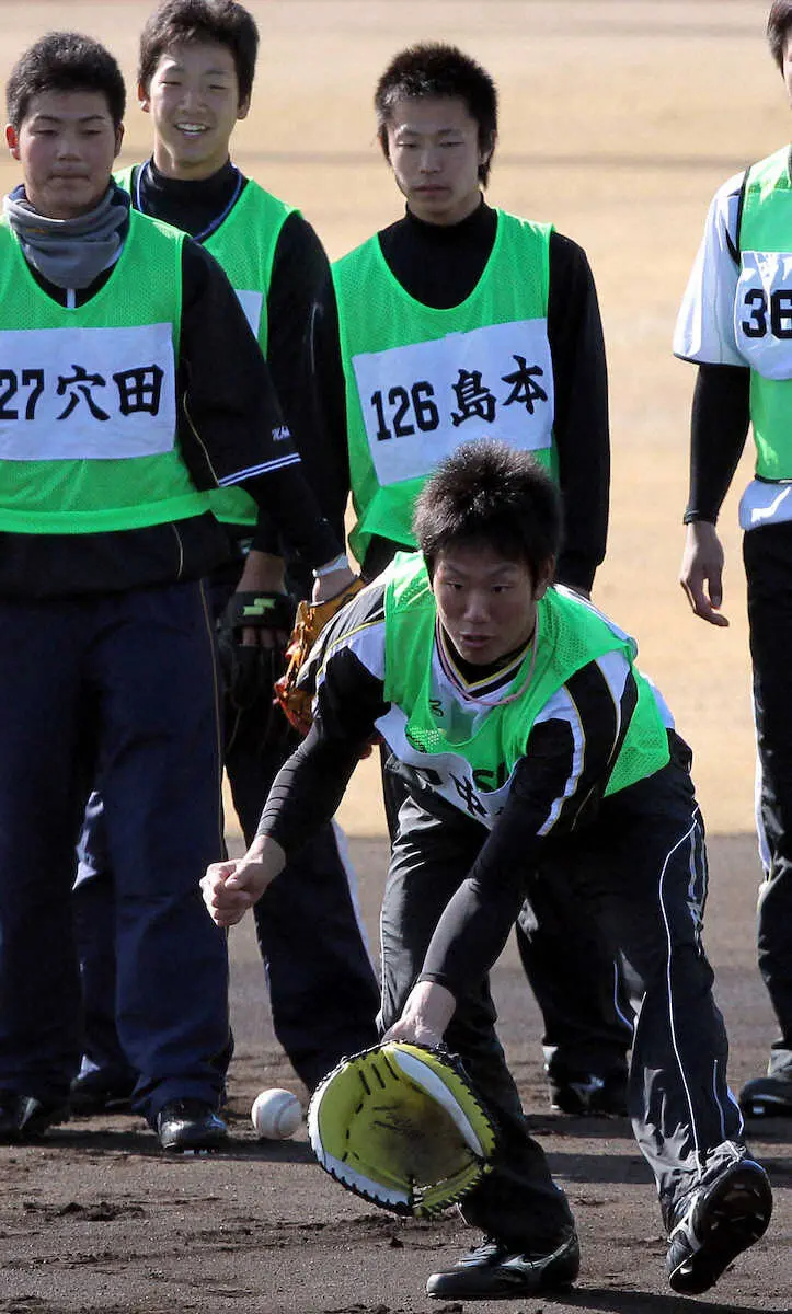 【画像・写真】元阪神・中谷氏から同期入団の島本にエール「シマには本当に頑張ってほしい」自身は引退、後進の指導へ