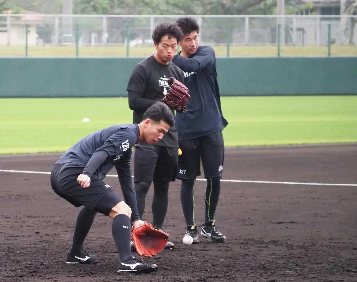 【画像・写真】ロッテ育成2位の大型右腕・白浜快起、体重増量計画進行中「成長の年にしたい」