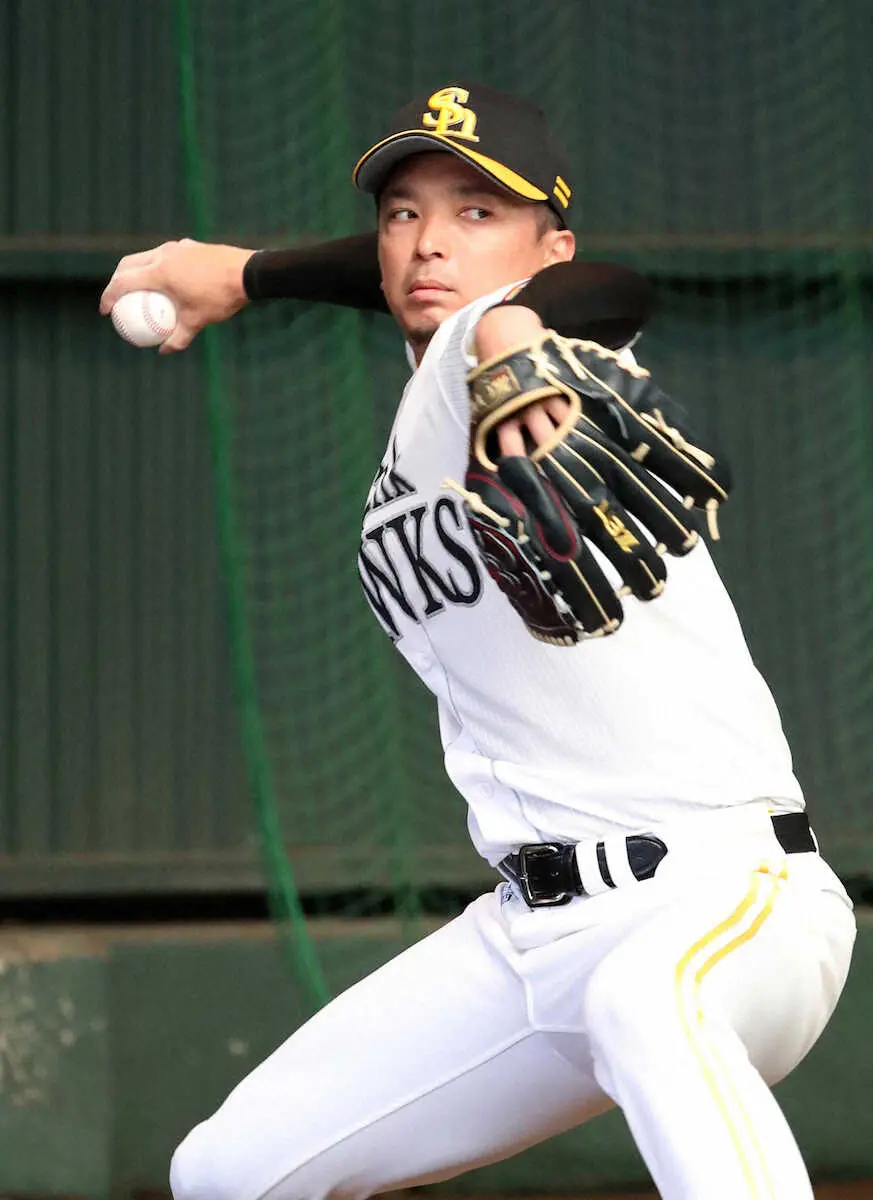 【画像・写真】ソフトB投手陣、先発ローテ目指し初日からバッチバチ！藤本監督ニンマリ「いい相乗効果」