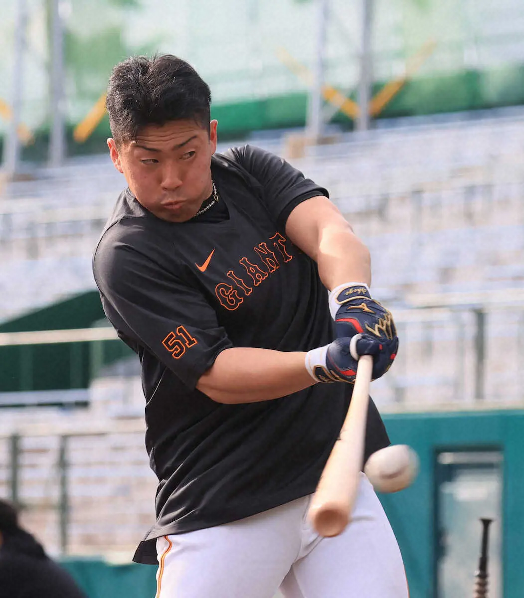 【画像・写真】巨人ドラ1・浅野　キャンプ初日終え先輩たちに感謝「やりやすい環境をつくってくれた」