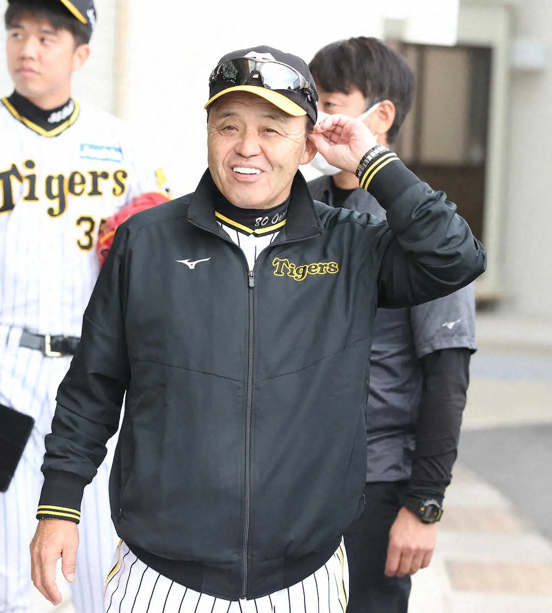 【画像・写真】阪神・岡田監督　期待のドラ1・森下を初視察で“絶賛”「そりゃもう、見てて分かると思うけど」