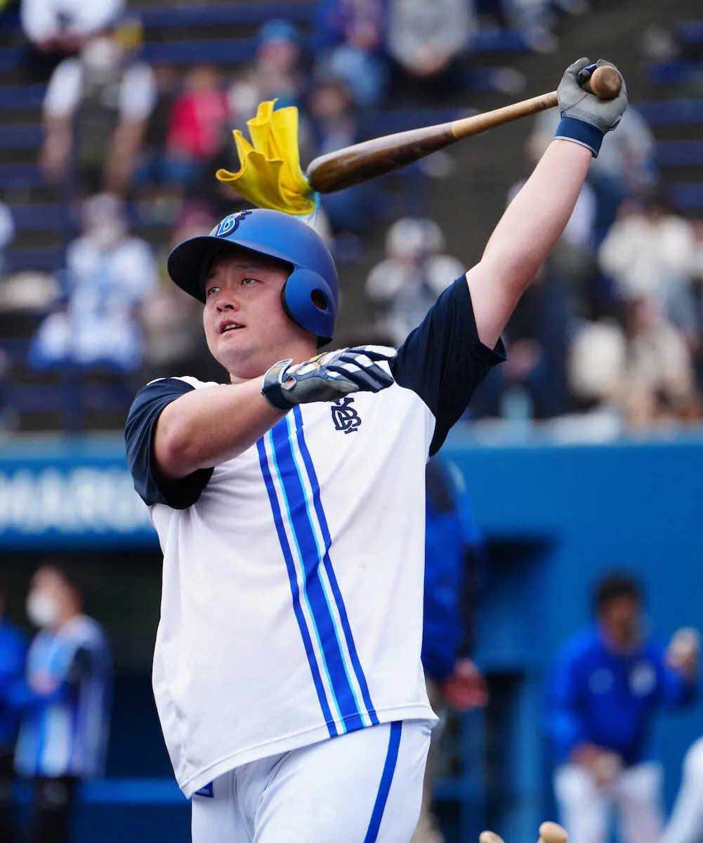 【画像・写真】DeNAの牧にオリジナル登場曲「MAKE IT!!!」　HIPPYが制作　曲名発音は主役に寄せて