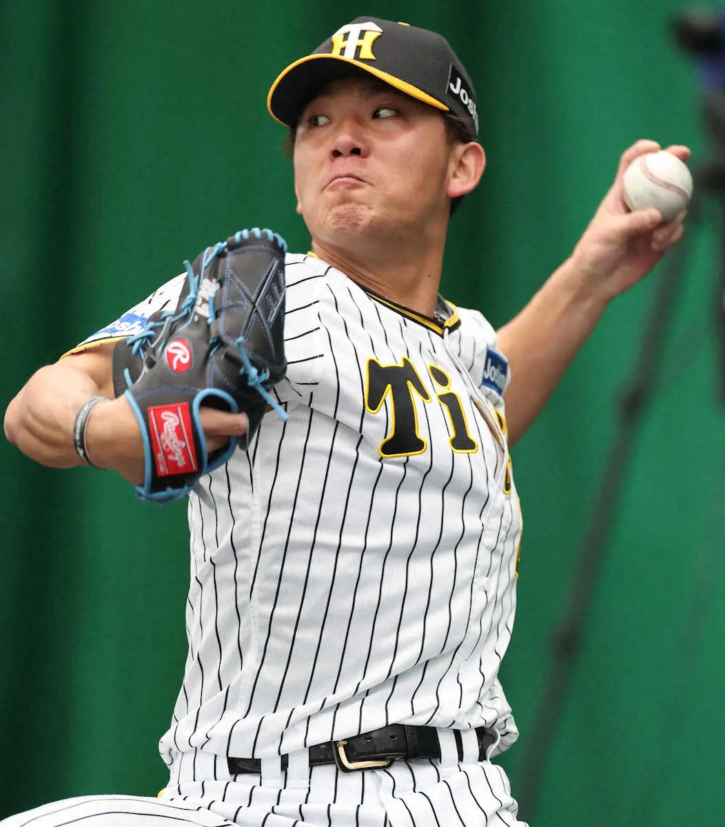 【画像・写真】阪神・伊藤将が宜野座キャンプで初の100球超えの投げ込み