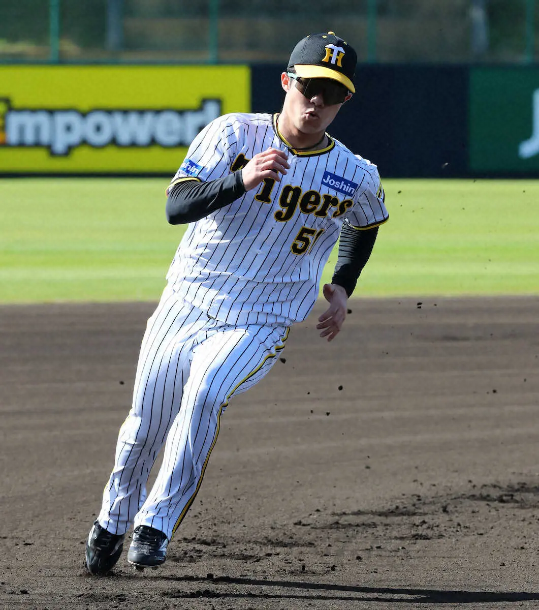 【画像・写真】阪神・中野　「赤星塾」を糧にいざ盗塁王奪還へ　「自分の感覚と違った。ものにしたい」