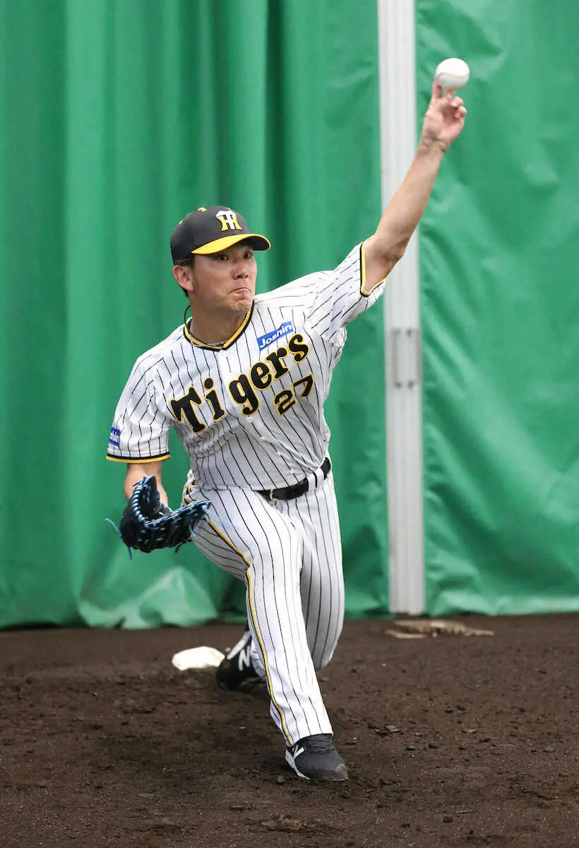 【画像・写真】【キャンプ隠しマイク】阪神・伊藤将「筋肉で投げられたのかなと思います！」