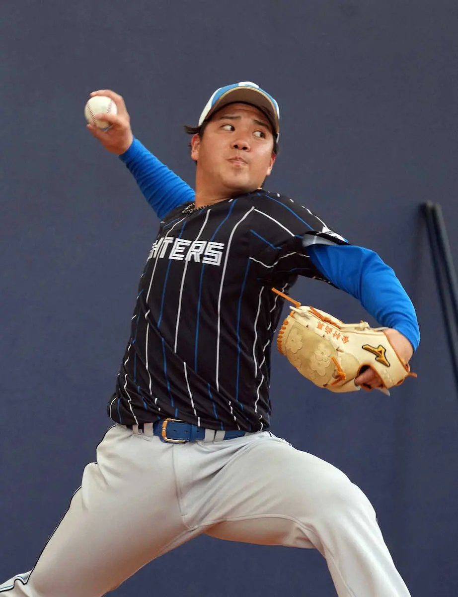 【画像・写真】日本ハム　ドラ2・金村がライブBP初登板で最速148キロ　ドラ6・宮内も146キロマーク