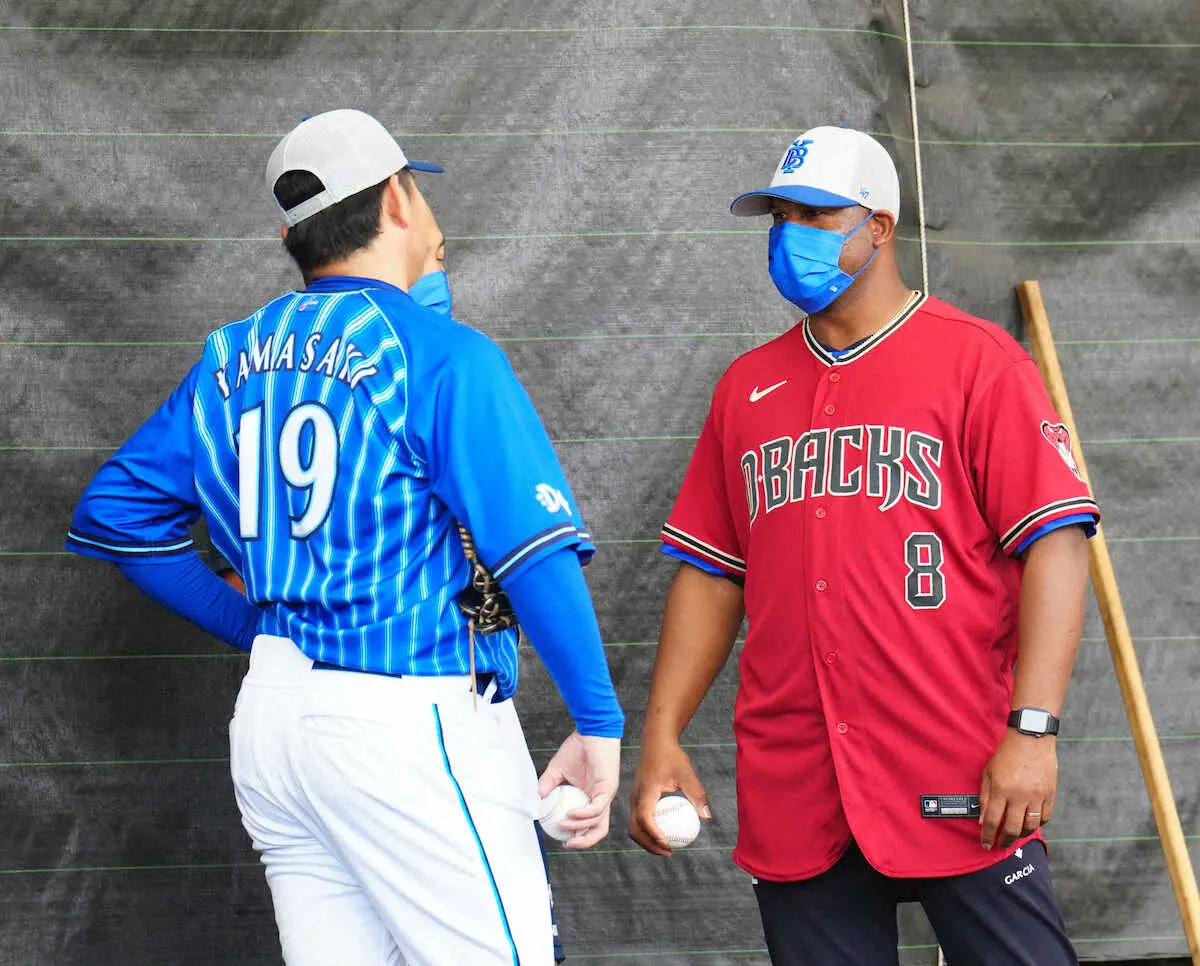 【画像・写真】DeNA　Dバックスから特別コーチが合流　山崎、大貫らの投球に熱視線