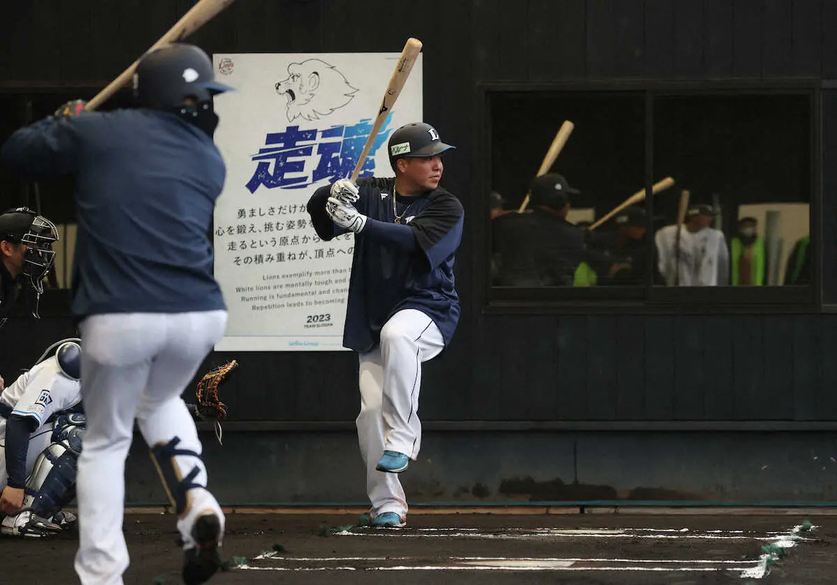 【画像・写真】【8日キャンプの見どころ】西武が初の屋外フリー打撃　WBC参加の山川＆源田の仕上がりに注目