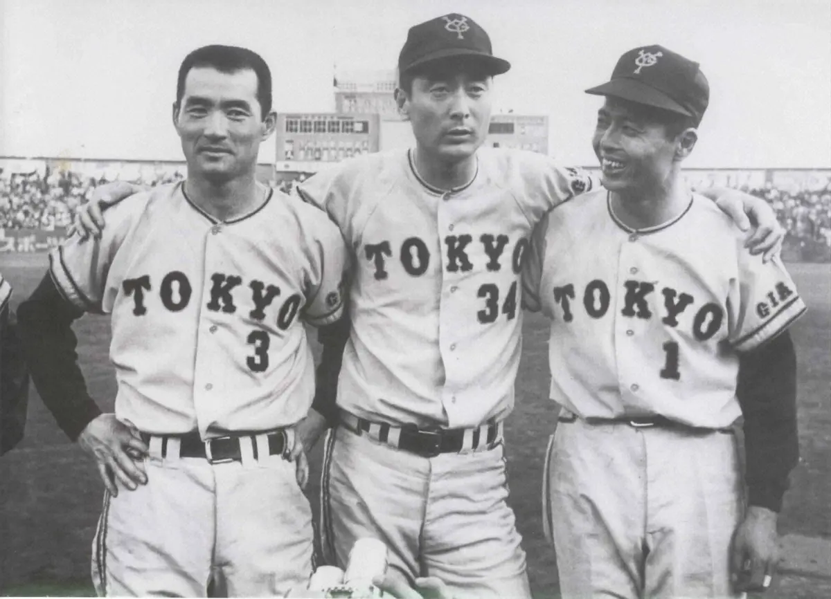 【画像・写真】現役時の右から王、金田、長嶋