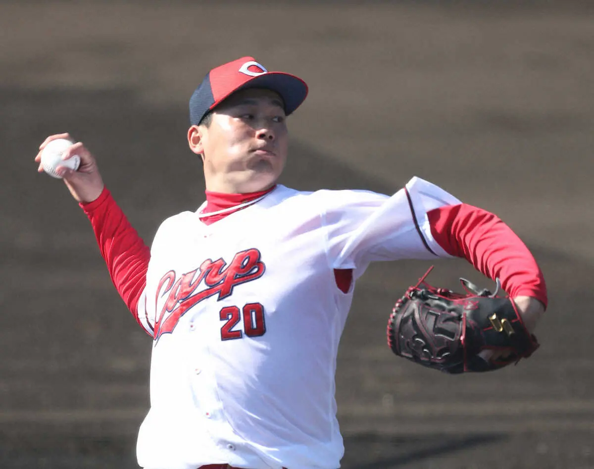 【画像・写真】広島・栗林　WBC球に順応「違和感なく投げられている」フリー打撃初登板