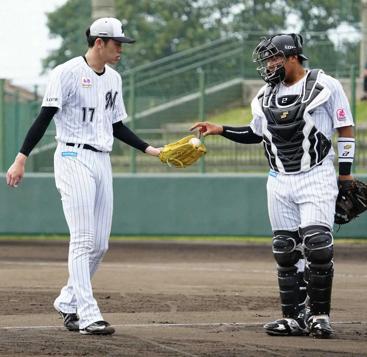 【画像・写真】ロッテ・朗希　超速仕上げ160キロ！初実戦形式登板でも異次元　15日“村神様”斬って侍へ