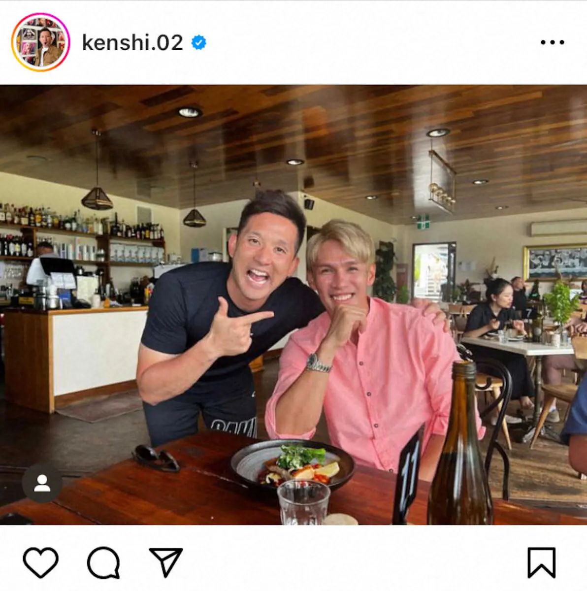 【画像・写真】杉谷拳士氏のインスタグラム（＠kenshi.02）から