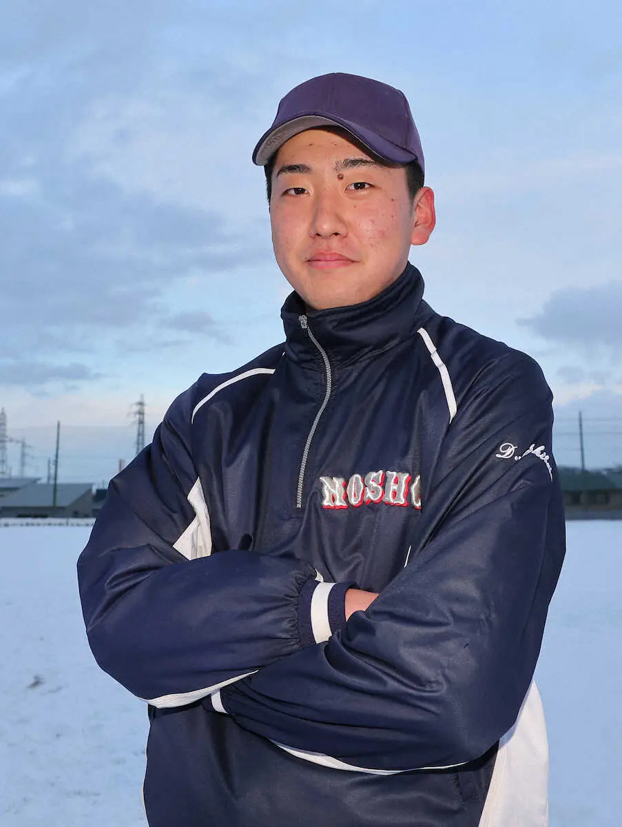 【画像・写真】【スポニチスカウト部（2）】能代松陽・森岡大智　MAX144キロ　強気の右腕は“練習の虫”