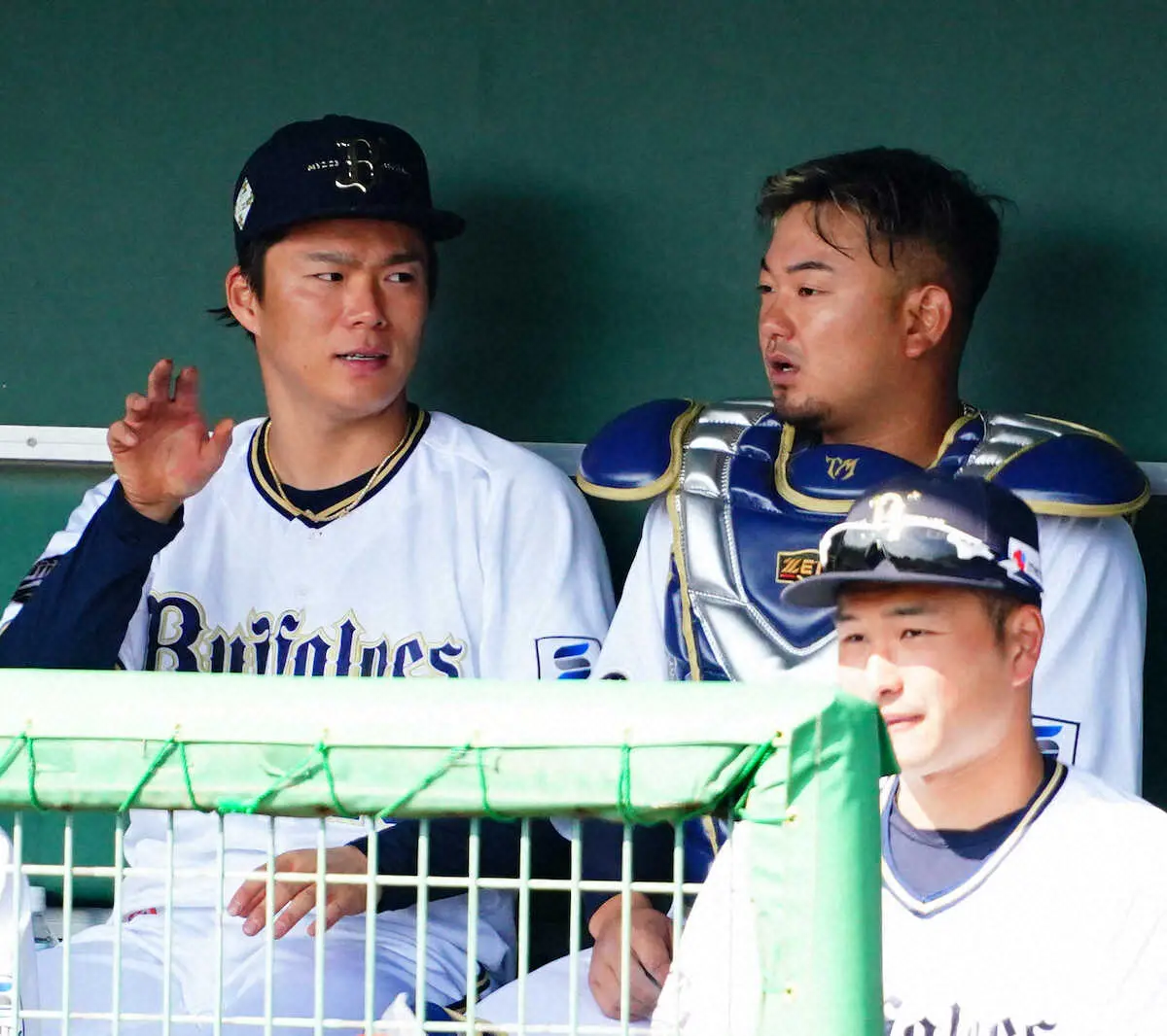 【画像・写真】オリ・由伸　最速157キロも「まだまだいけそう」　初実戦でWBC球＆新フォームに手応え