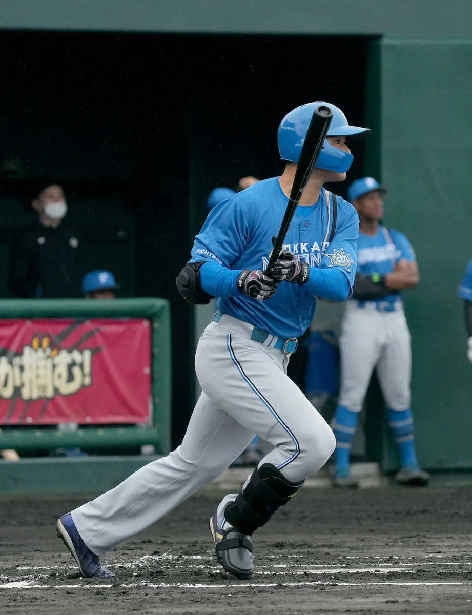【画像・写真】日本ハム・清宮が口火先制打　12日大敗の雪辱！新庄監督も評価「諦めないという気持ちにさせてくれた」