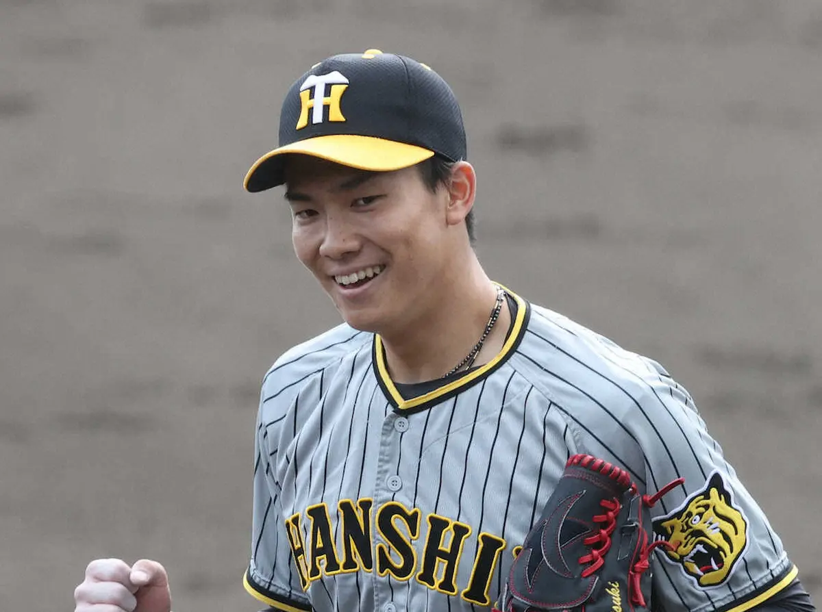 【画像・写真】阪神・湯浅　ピンチ招くも　WBCへ変化球の試投優先「クイックも含めしっかり投げることができた」