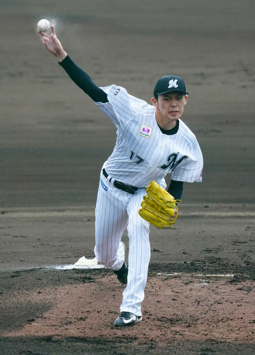 【画像・写真】有藤通世氏　ロッテ・朗希の投球に安心　一球の隙も見せず手応え