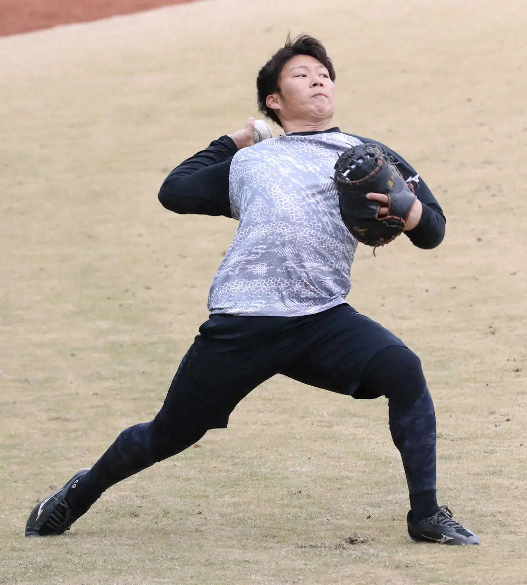 【画像・写真】阪神　4年目捕手・藤田が1軍キャンプに合流