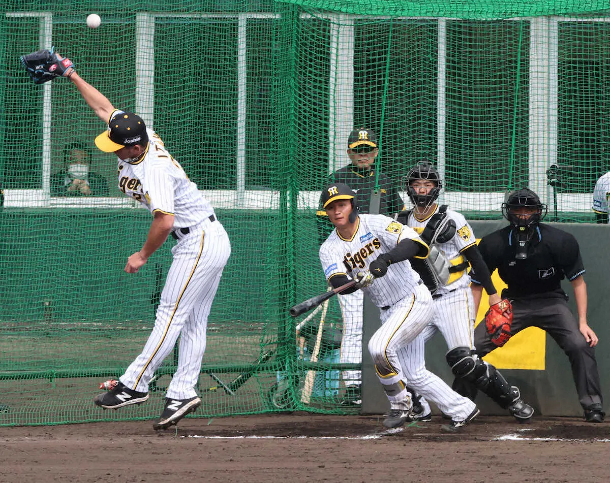 【画像・写真】阪神・森下　1軍昇格決定　18日の練習試合DeNAに右翼先発「しっかり結果を残したい」