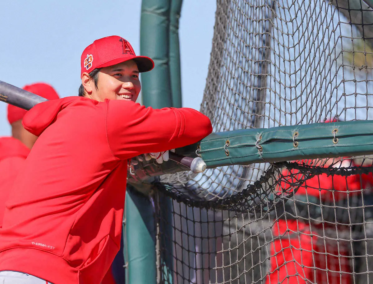 【画像・写真】大谷が激白！エンゼルスで侍で誓うW優勝　「キャリアハイはもちろん常に」万全調整に自信