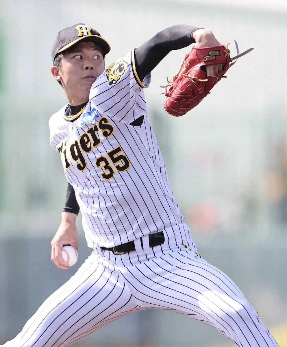 【画像・写真】DeNA戦に先発の阪神・才木が3回無失点、本紙評論家・能見氏も「どんどん伸びる」と高評価