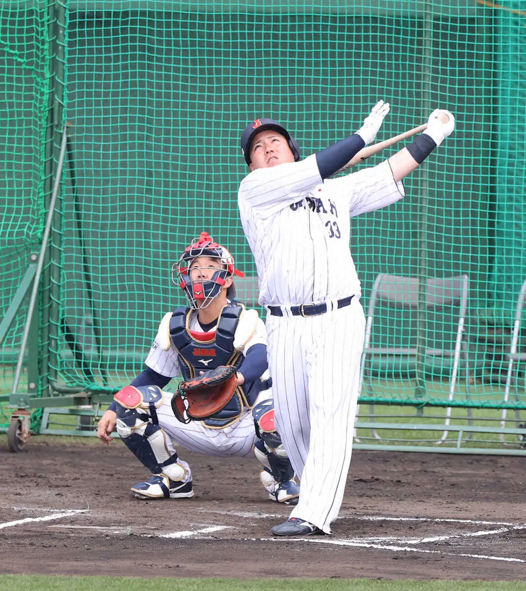 【画像・写真】【侍ジャパン】山川　WBCでは“どすこい”を「できるだけ早くやりたい」球場の一体感を求める