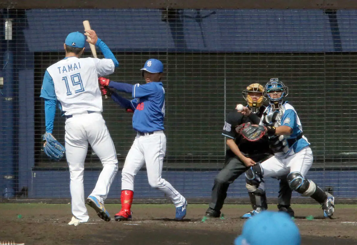 【画像・写真】日本ハム・玉井&伏見「道産子バッテリー」実現　玉井「自分の中で新しい発見があった」